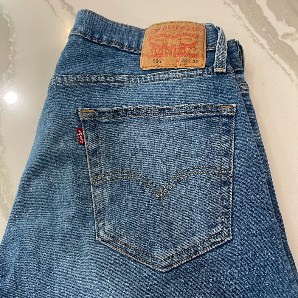 Levi's 505 Straight Fit Jeans 33x32 - perfect condition